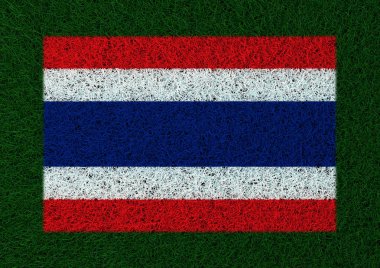 Tayland çim doku bayrağı