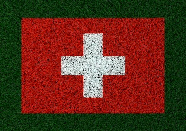İsviçre çim doku bayrağı