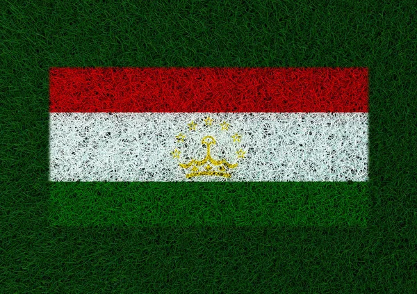 Tacikistan çim doku bayrağı