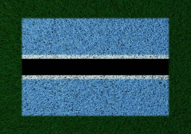 Botsvana çim doku bayrağı