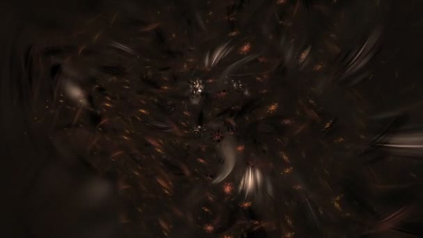 Lignes brunes fractales abstraites Full HD 