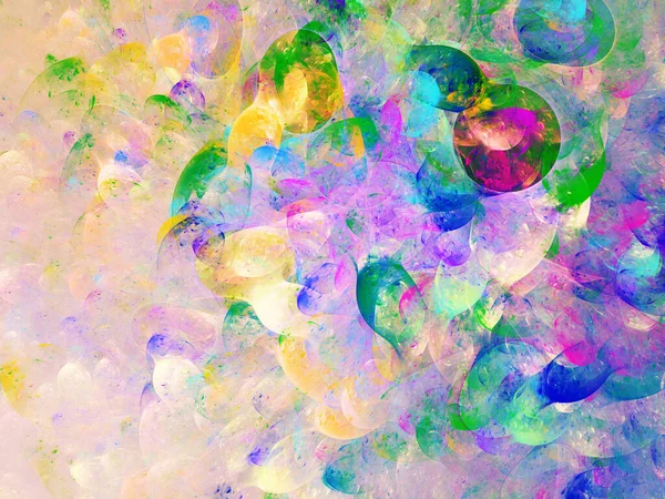 Violet abstrait fractal fond 3d rendu illustration — Photo
