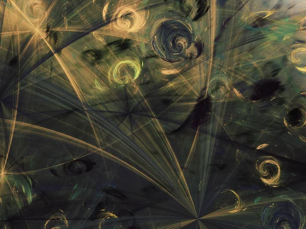 Καφέ αφηρημένη fractal φόντο εικόνα 3d rendering — Φωτογραφία Αρχείου