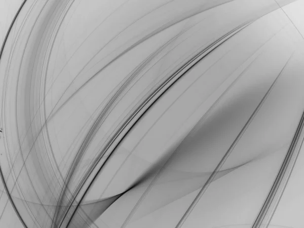 Černobílá abstraktní fraktální pozadí 3D vykreslování illustr — Stock fotografie