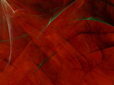 Kırmızı Soyut Fraktal arka plan 3d render illüstrasyon