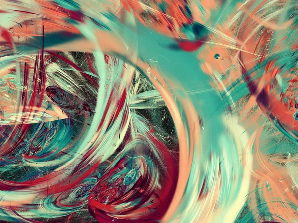 kaotik fraktal arka plan 3d render illüstrasyon soyut