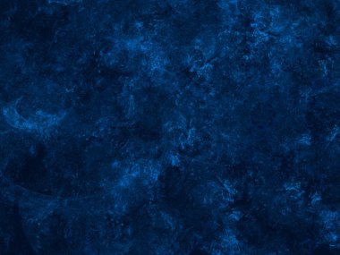 Mavi Soyut Fraktal arka plan 3d render illüstrasyon