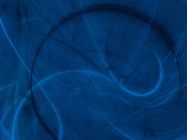 Blu astratto frattale sfondo 3d rendering illustrazione — Foto Stock
