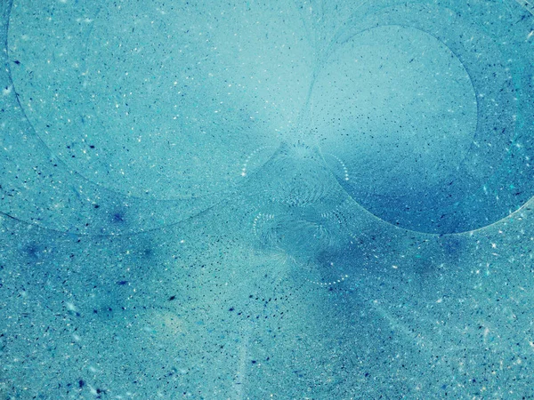 블루 추상 프랙탈 배경 3d 렌더링 그림 — 스톡 사진