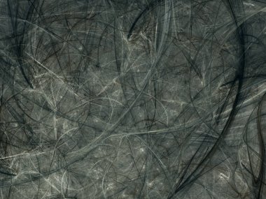 siyah ve beyaz soyut fraktal arka plan 3d render illustr