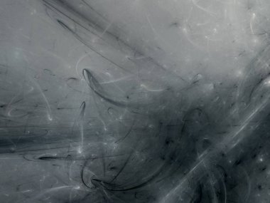 siyah ve beyaz soyut fraktal arka plan 3d render illustr