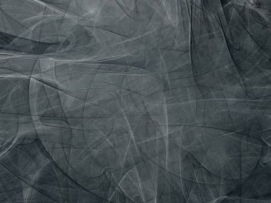 siyah ve beyaz soyut fraktal arka plan 3d render illustr