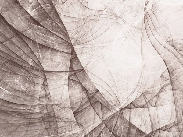 kahverengi Soyut Fraktal arka plan 3d render illüstrasyon