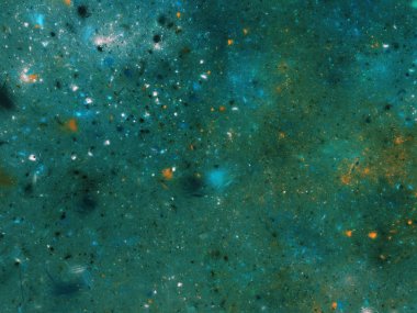 mavi soyut fraktal arkaplan 3d oluşturma