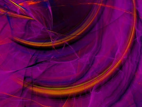 Roxo Abstrato Fractal Fundo Renderização — Fotografia de Stock