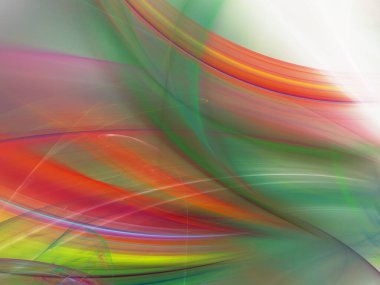 soyut kaotik fraktal arkaplan 3B oluşturma