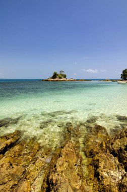 Kapas Terengganu, Malezya bulunan Adası'nın güzel doğa