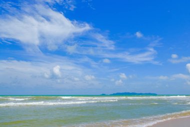 güneşli bir gün, tropikal Deniz Manzaralı