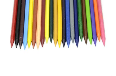 Beyaz arka plan üzerinde izole Multi renk pastel boya 