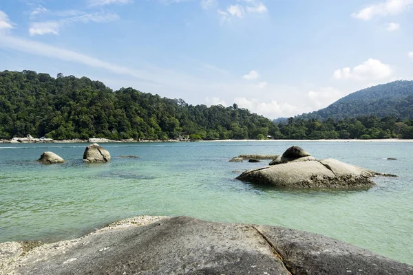 Belleza Naturaleza Isla Tropical Llamada Pangkor Island Ubicada Malasia — Foto de Stock