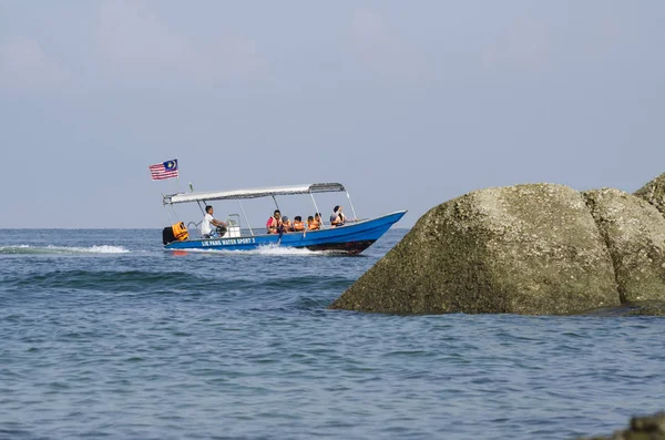 Pangkor island, malaysia - 17 dezember 2017: gruppe von touristen e — Stockfoto