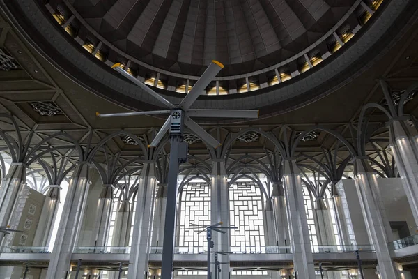 Imagem Preto Branco Bela Arquitetura Mesquita Moderna Malásia — Fotografia de Stock