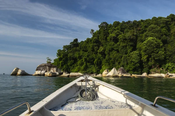 Turismo Ballena Mirada Roca Durante Isla Con Esperanza Actividad Isla — Foto de Stock