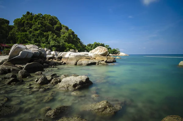 Belleza Naturaleza Isla Pangkor Situada Estado Perak Malasia Bajo Día — Foto de Stock