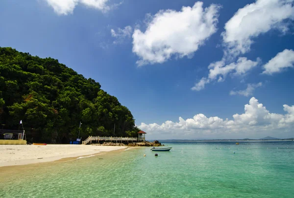 Belleza Naturaleza Isla Kapas Situada Terengganu Malasia Bajo Día Soleado — Foto de Stock