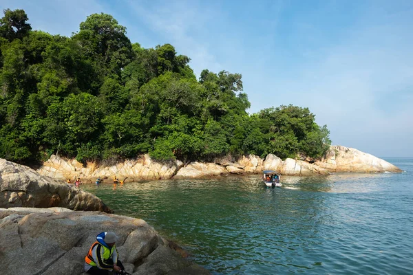 Pangkor Island Malasia Marzo 2020 Las Principales Actividades Atractivas Bahía — Foto de Stock