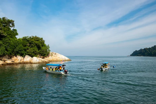 Pangkor Island Malasia Marzo 2020 Las Principales Actividades Atractivas Bahía — Foto de Stock