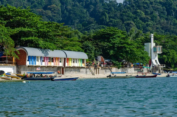 Pangkor Island Malaysia Μαρτιου 2020 Σκάφος Για Νησιώτικες Χοροπηδηχτικές Και — Φωτογραφία Αρχείου