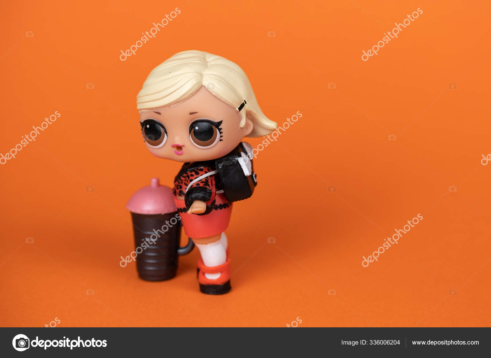 orange lol doll