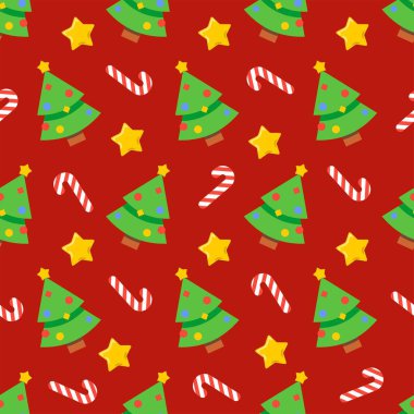 Sorunsuz Noel desen tatil illüstrasyon