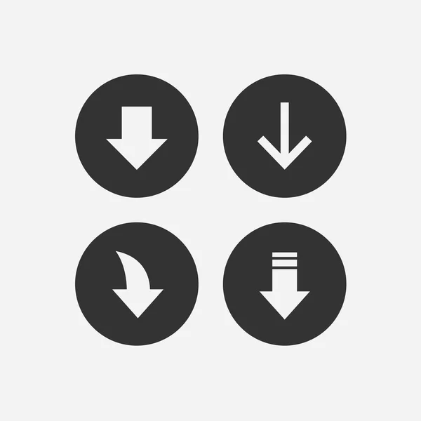 Cloud Drive Icon Set herunterladen — Stockvektor