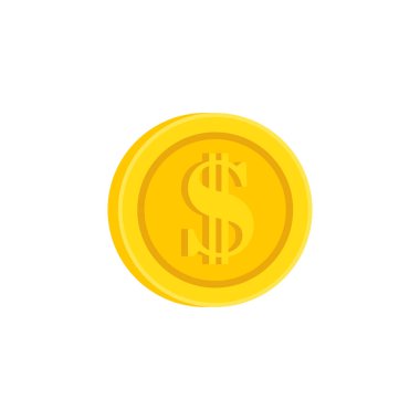 Doları para işareti vektör simgesi