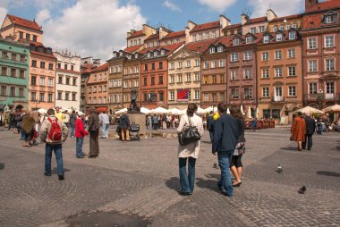 Polonya - Varşova; Mayıs 2007, eski Varşova kasabada Mayıs, 2007 yılında kare.