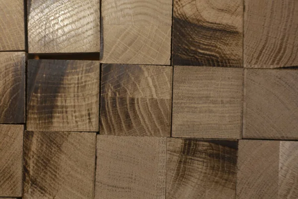 Texture en bois faite de cubes . — Photo