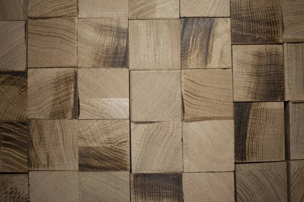 Texture en bois faite de cubes . — Photo