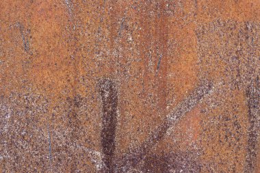 Paslı doku. Eski metal.