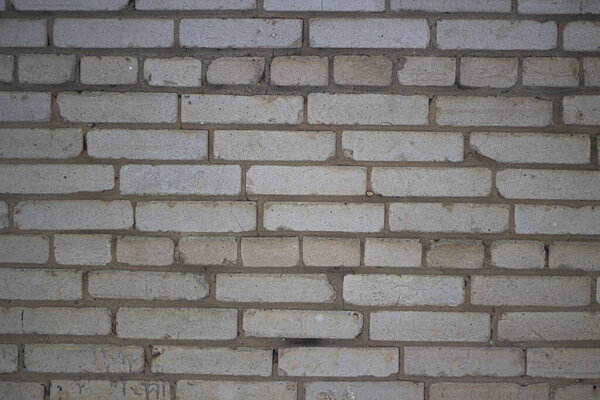 The brick wall. Simple background.