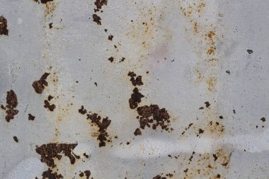 Paslı doku. Eski metal.