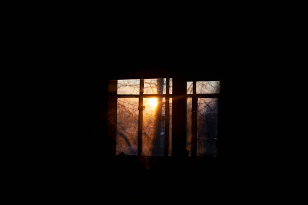 Reggeli fény az ablakban — Stock Fotó