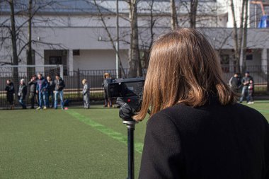 Operatör maçı çekiyor..