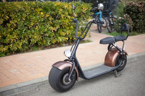 Bicicleta elétrica de roda larga — Fotografia de Stock