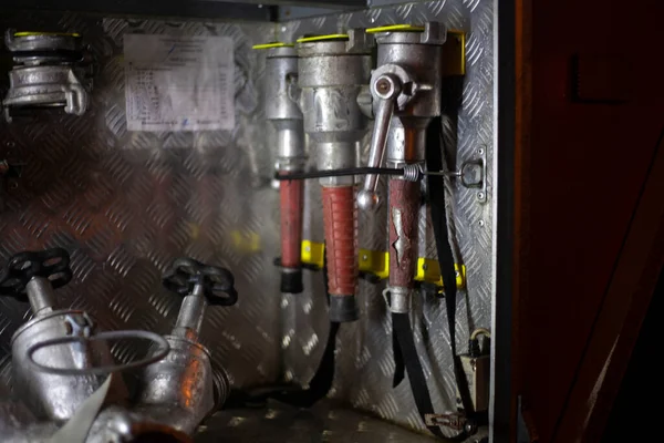 Gruas de bombeiros — Fotografia de Stock