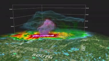2010 Oklahoma City, Ok Hailstorm (3d Volumetrik)