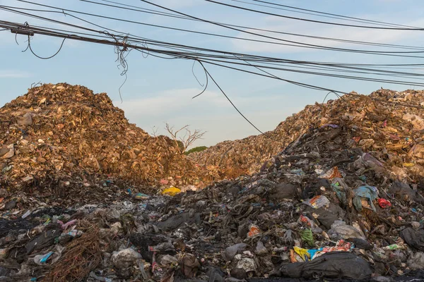 Landfill site,landfill waste — Stock Photo, Image
