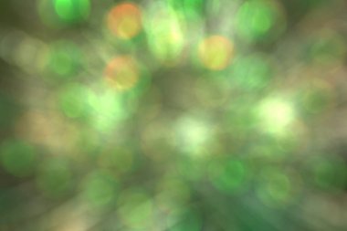 Doğa üzerindeki yeşil bokeh. Sanat soyut bulanık arkaplan.
