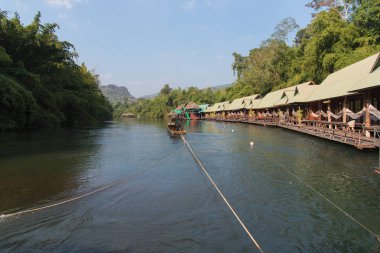 Sagklaburi konumlar Kanchanaburi, Tayland, Thailand, ev Sal